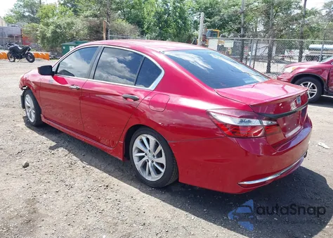 2017 Honda Accord Sport from USA, damaged, VIN 1HGCR2F67HA117298